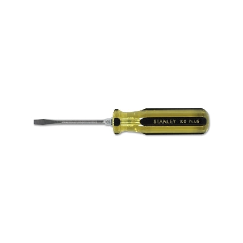 Stanley 100 Plus Round Blade Standard Tip Screwdrivers, 7/32 In, 6 3/4 Inches Long - 1 per EA - 66163A