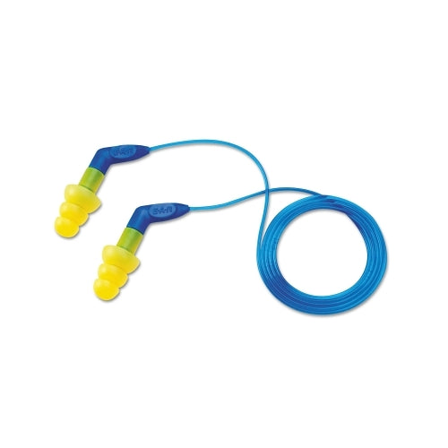 3M_x0099_ E-A-R Ultrafit Plus Earplugs, Pvc, Yellow, Corded, Pistol-Grip - 100 per BX - 7000127188