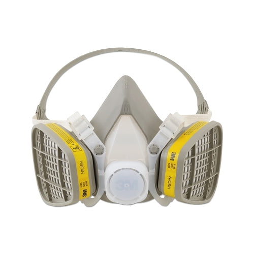 3M 5000 Series Half Facepiece Respirators, Medium, Organic Vapors/Acid Gases - 1 per EA - 7000051847