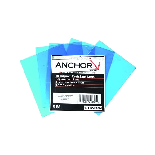 Anchor Brand Cover Lens, 100% Polycarbonate, Miller, Outside Cover Lens, 12 7/8 Inches X 1 1/2 In - 1 per PK - UV240M