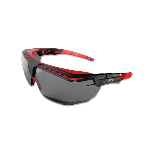 Honeywell Uvex Avatar Otg Eyewear, Gray, Polycarbonate, Anti-Reflective Lens, Red/Black - 1 per EA - S3852