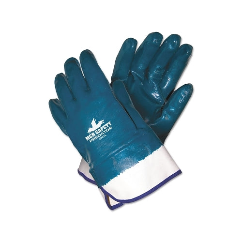 Mcr Safety Predator Nitrile Coated Gloves, Large, Blue - 12 per DOZ - 9761