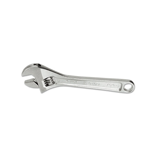 Proto Adjustable Wrench, 4-11/32 Inches L, 3/4 Inches Jaw, Satin Chrome - 1 per EA - J704B