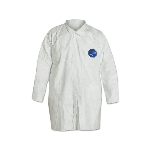 Dupont_x0099_ Tyvek Lab Coats No Pockets, Medium, White - 30 per CA - TY210SWHMD003000