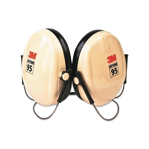 3M Peltor Optime 95 Earmuff, 21 Db Nrr, White/Black, Behind The Head - 1 per EA - 7000009666