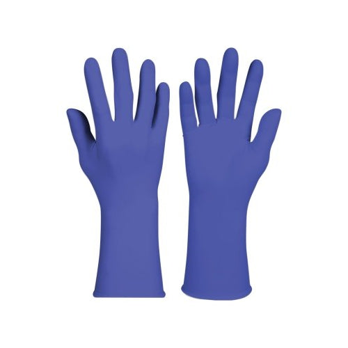 Kimtech_x0099_ G3 Sapphire Nitrile Gloves, Beaded Cuff, Unlined, X-Large, Blue, 7.1 Mil - 100 per BG - 55879