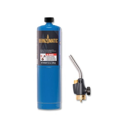 Bernzomatic Self-Igniting Torch, Wk2301, 14.1 Oz Propane Cylinder - 3 per PK - 361546