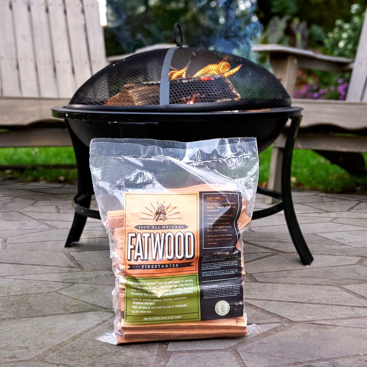 Yankee Trader 4 Pack (16 pounds) Natural Organic Fatwood Firestarter