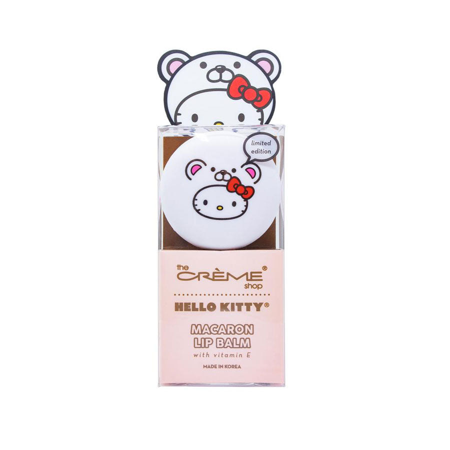 Hello Kitty Bear Macaron Lip Balm - White Chocolate