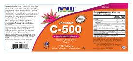 C-500 Chewable Cherry-Berry