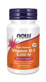 Vitamin D-3 5,000 IU High Potency