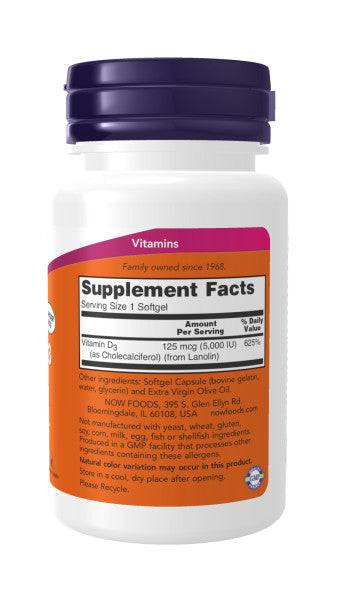 Vitamin D-3 5,000 IU High Potency