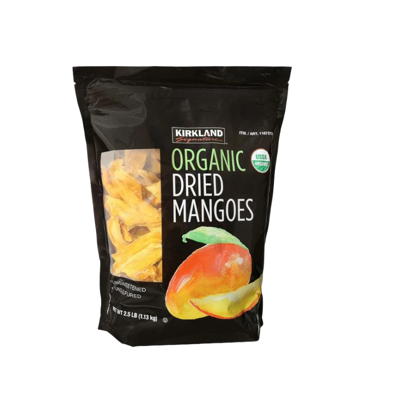 Kirkland Signature Organic Dried Mangoes, 2.5 lbs