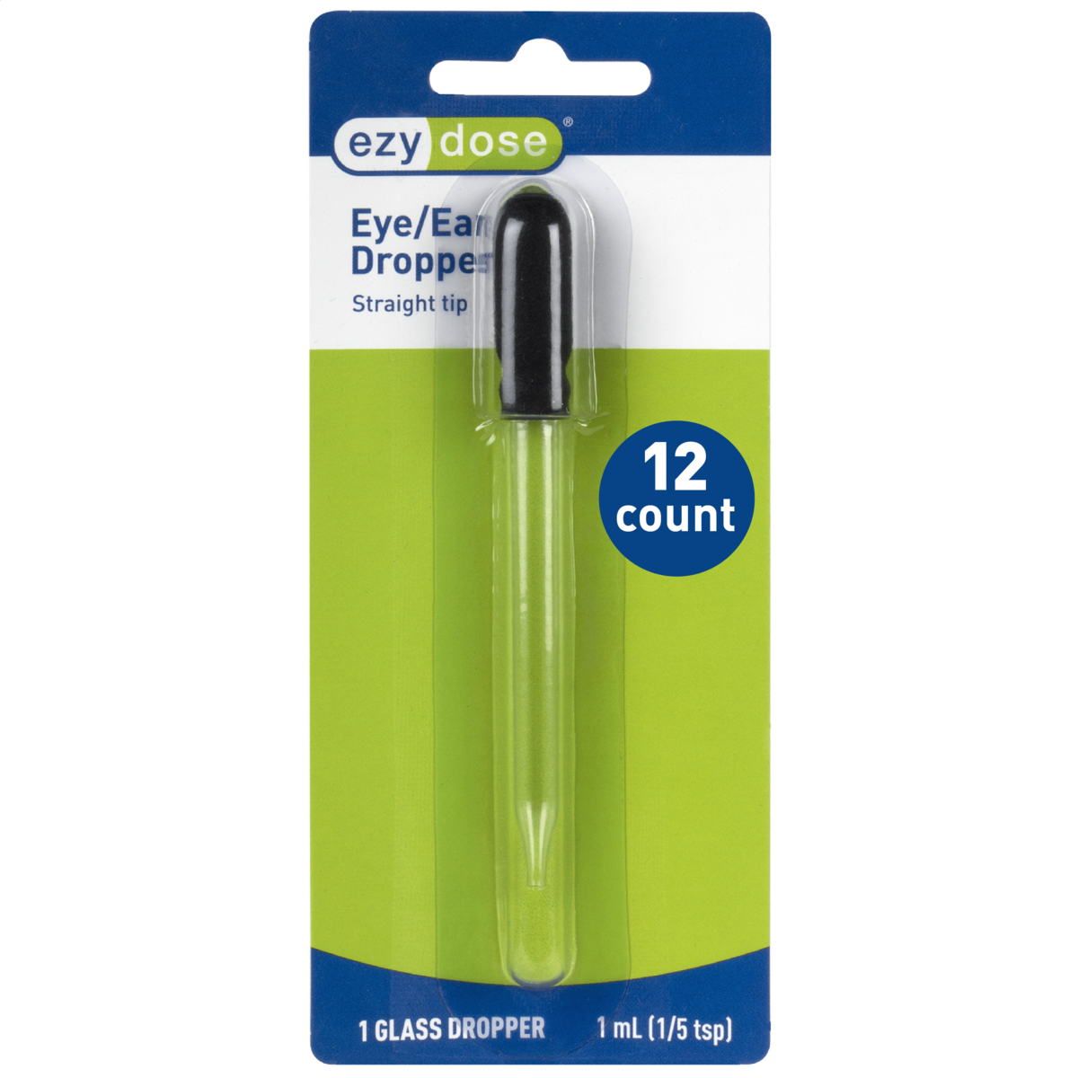 Ezy Dose Kids? Straight-Tip Glass Medicine Dropper (1 mL)