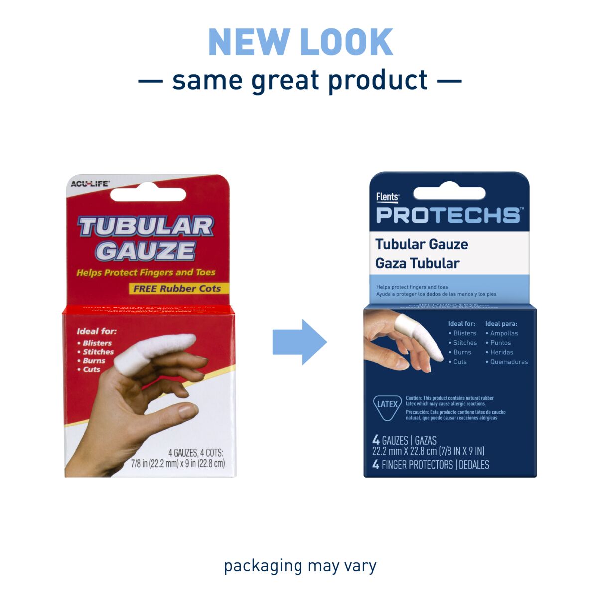 Flents? PROTECHS? Tubular Gauze & Finger Cots