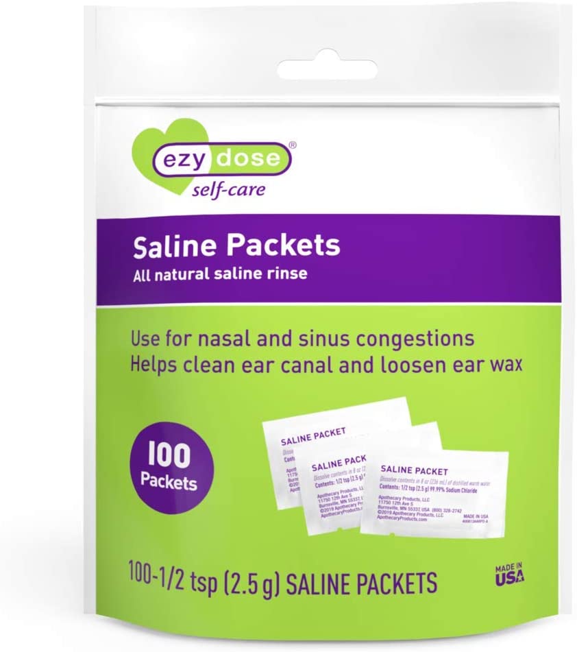 Ezy Dose? Saline Nasal Rinse Packets (100 Count)