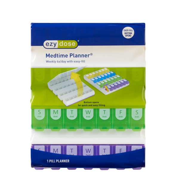 Ezy Dose? Easy Fill Weekly Medtime Planner (XL)