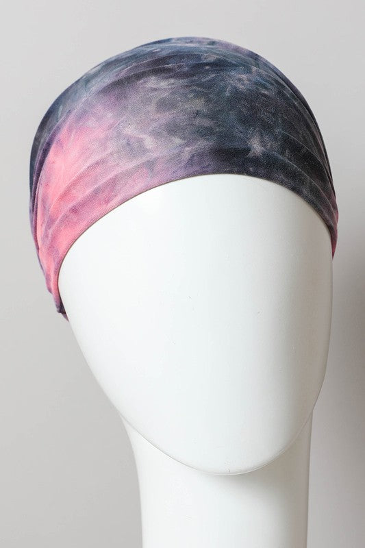 Leto Wide Band Tie Dye Headwrap