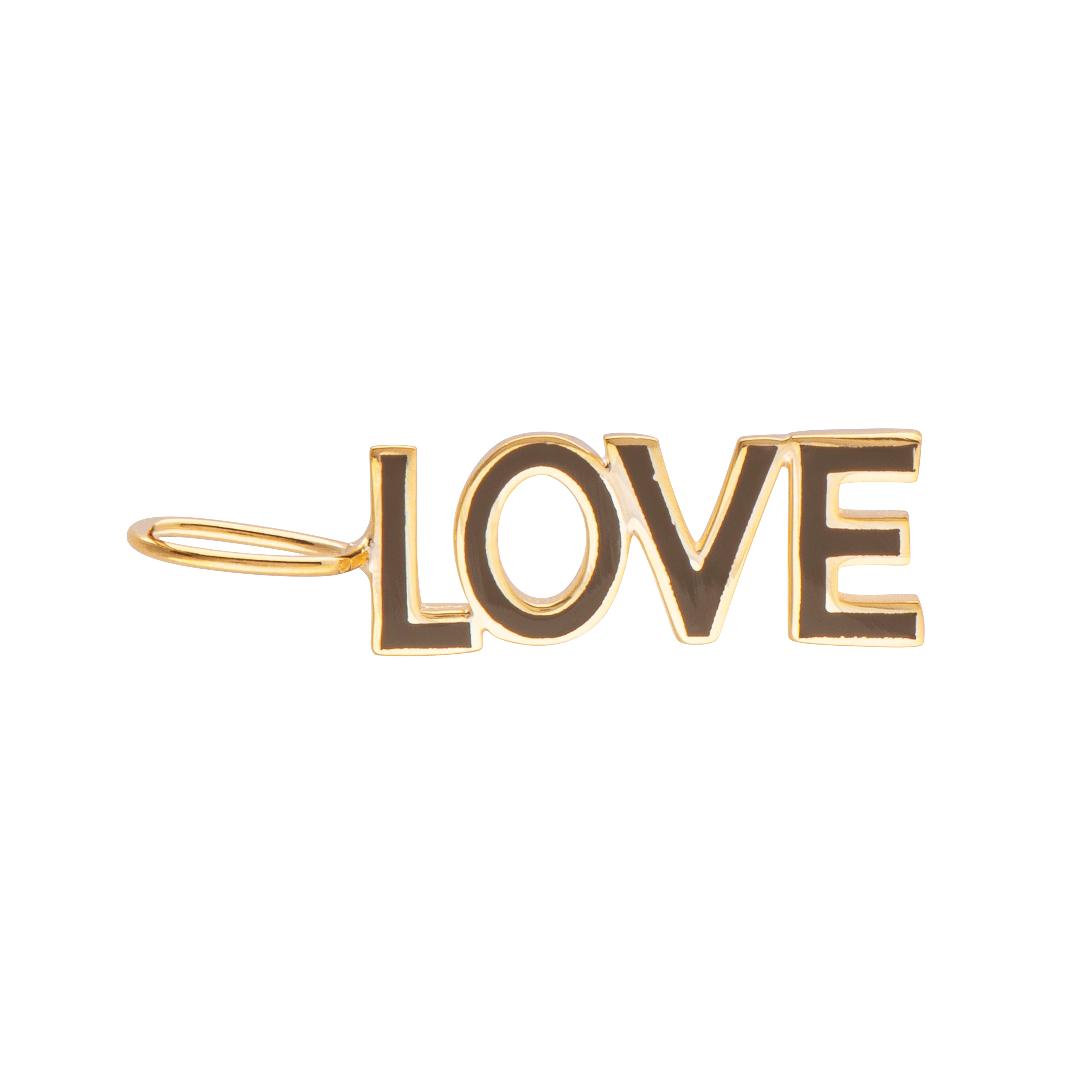 Enamel LOVE Charm