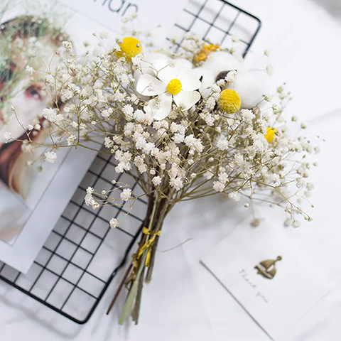 The classification of dried flowers