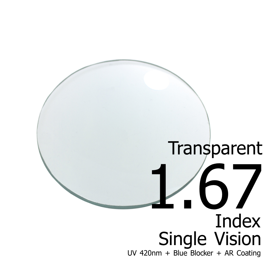 High Index 1.67 Blue Blocker Lens Argon 6s