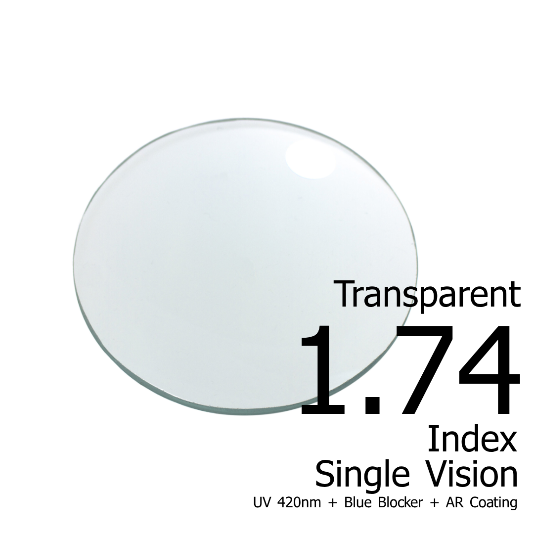 High Index 1.74 Blue Blocker Lens Argon 4s