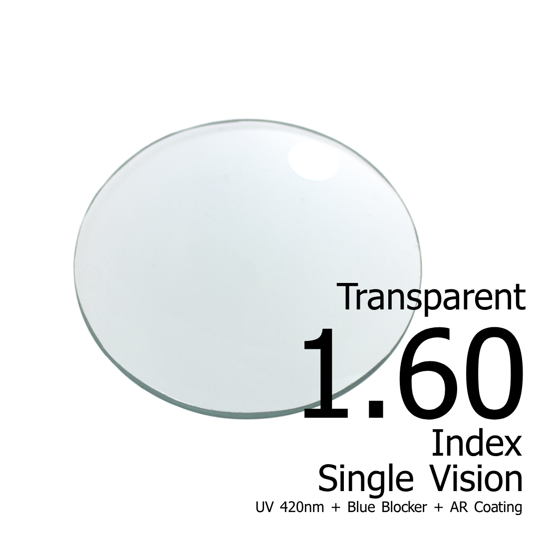High Index 1.60 Blue Blocker Lens Helium Collection