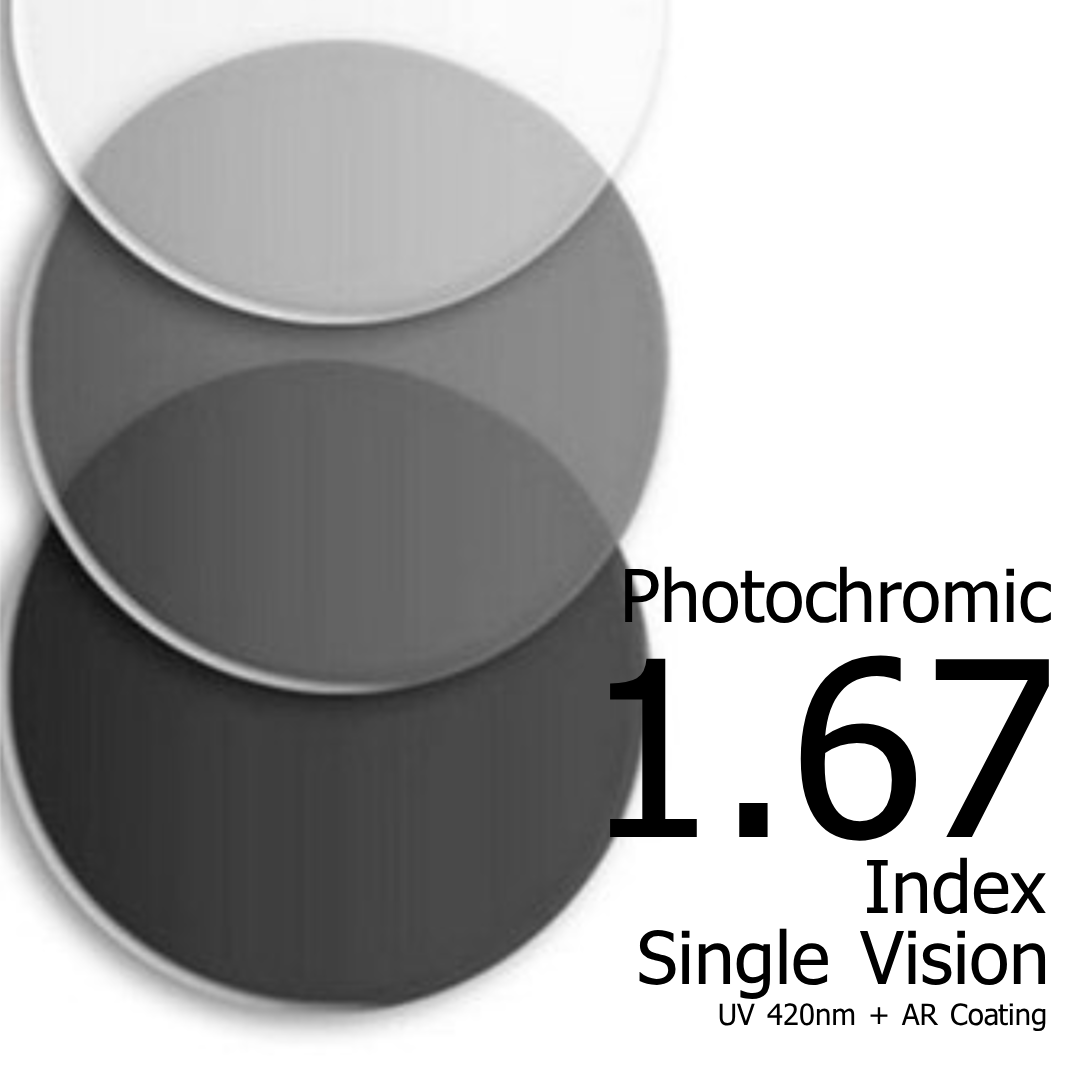 High Index 1.67 Photochromic Lens Xeon 5