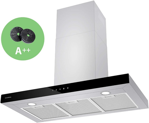 CIARRA 90cm Wall Mount Cooker Hood With Touch Control CBCS9102-OW