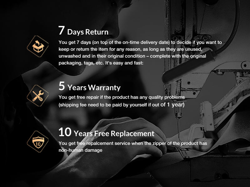 High-quality backpack construction and after-sales service guarantee