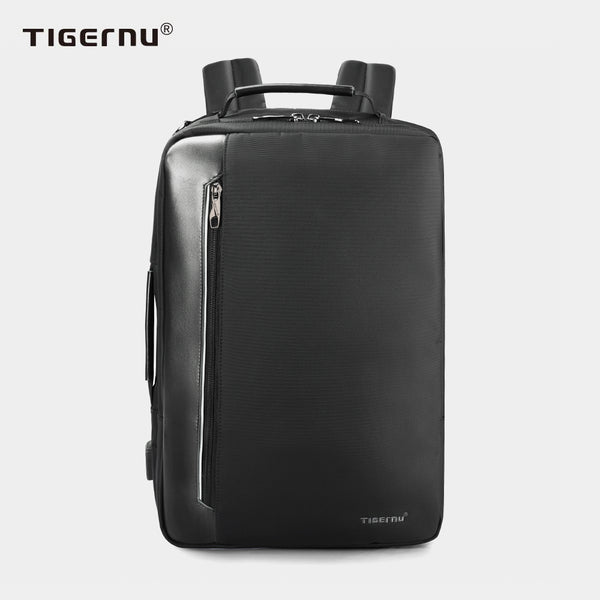 TIGERNU T-B3639 convertible laptop backpack - business casual design with USB charging port