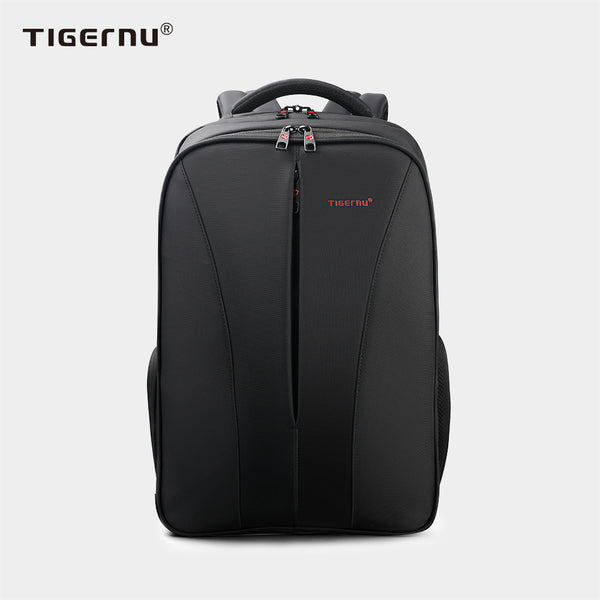 TIGERNU T-B3220 black nylon backpack - large capacity with splash-proof function