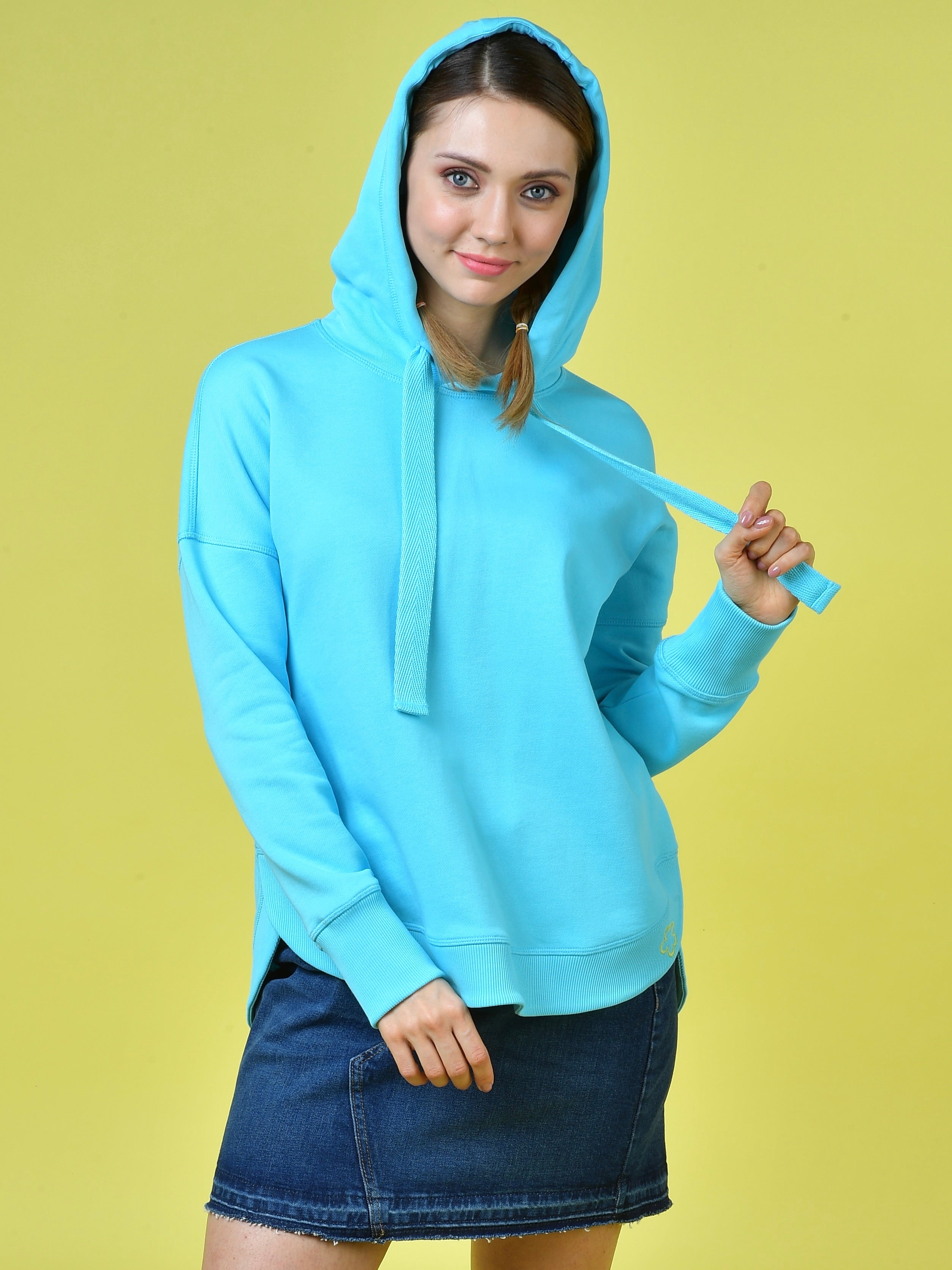 Eos - Rounded Hem Hoodie