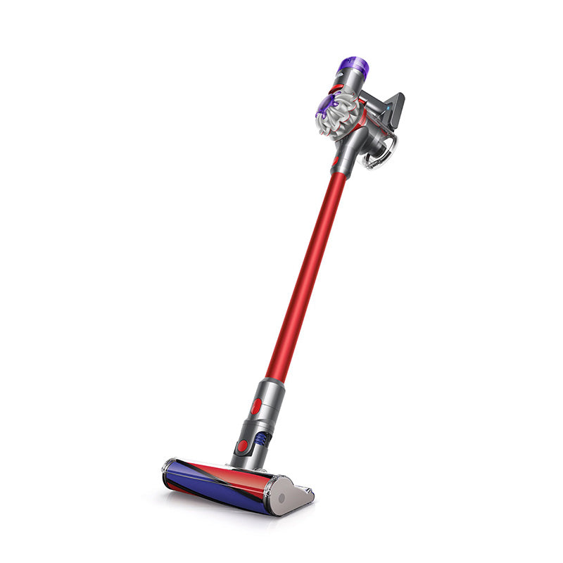 Dyson V8 Fluffy Lightweight HEPA Cordless Stick Vacuum Cleaner Iron/Red