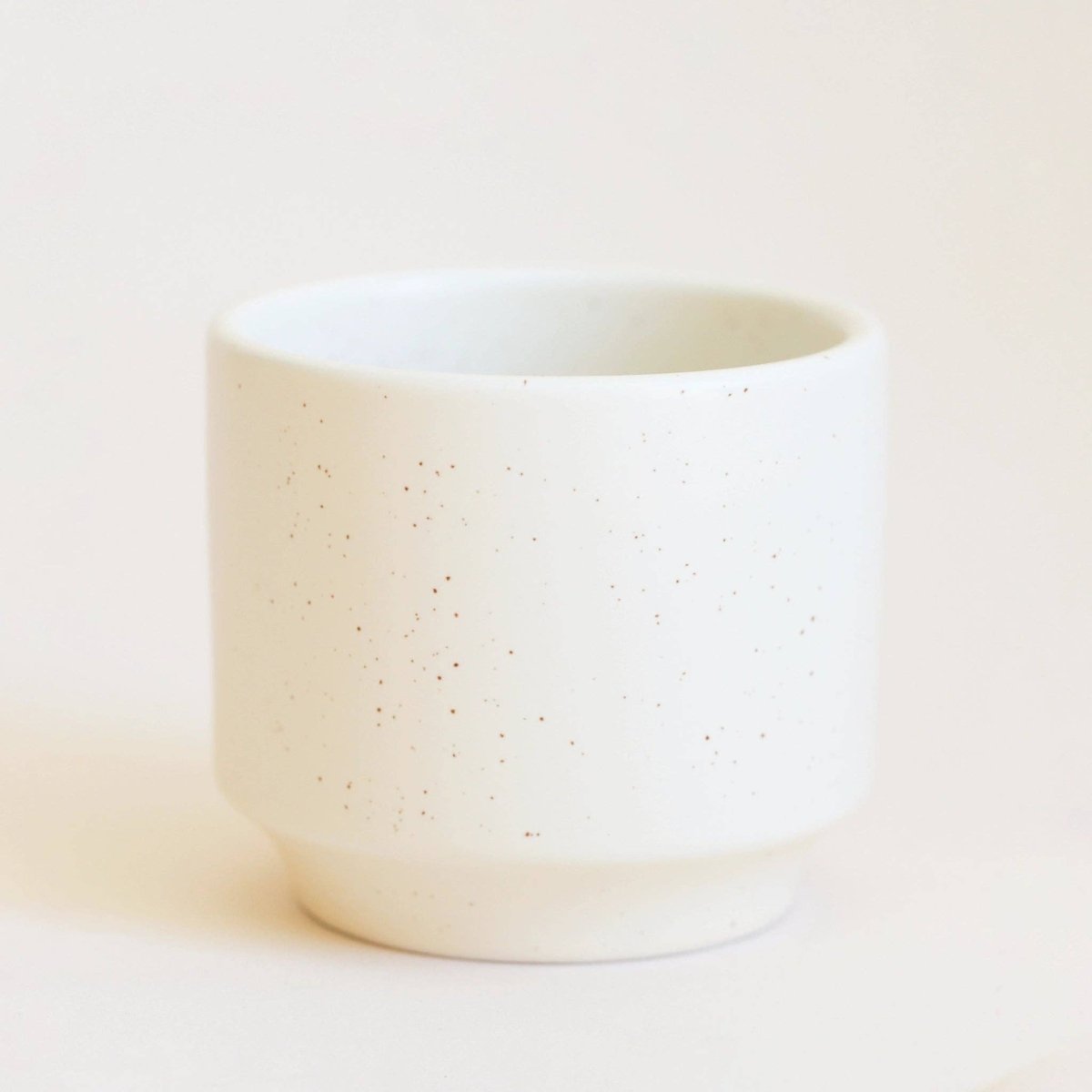 Parker Planter Pot - Vintage White Speckle