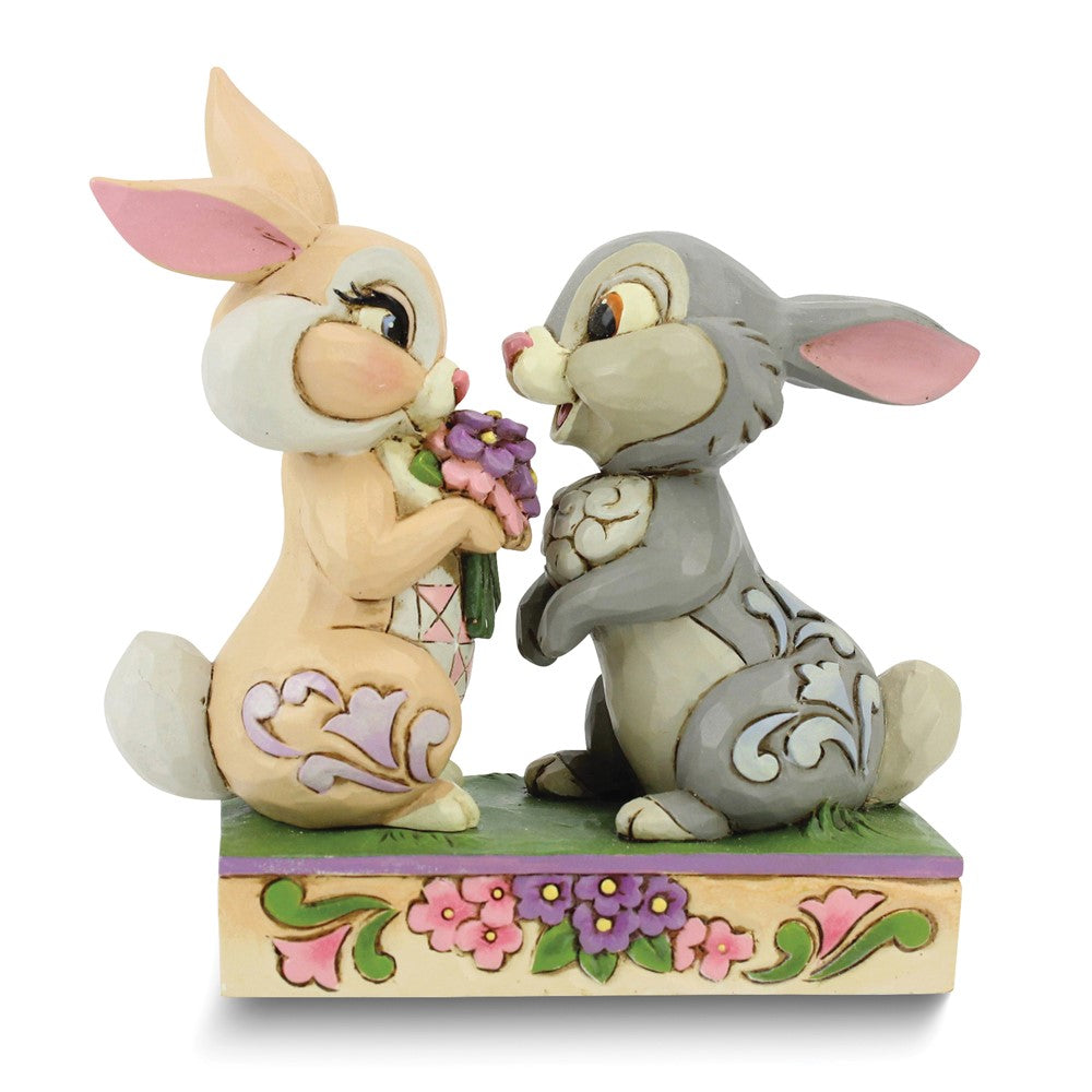 Disney Traditions by Jim Shore BUNNY BOUQUET Thumper and Blossom Figurine