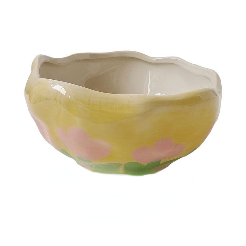 Hand Painted Irregular Ceramic Bowls