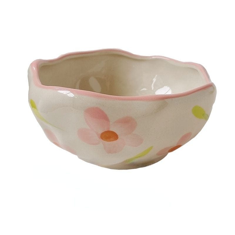 Hand Painted Irregular Ceramic Bowls
