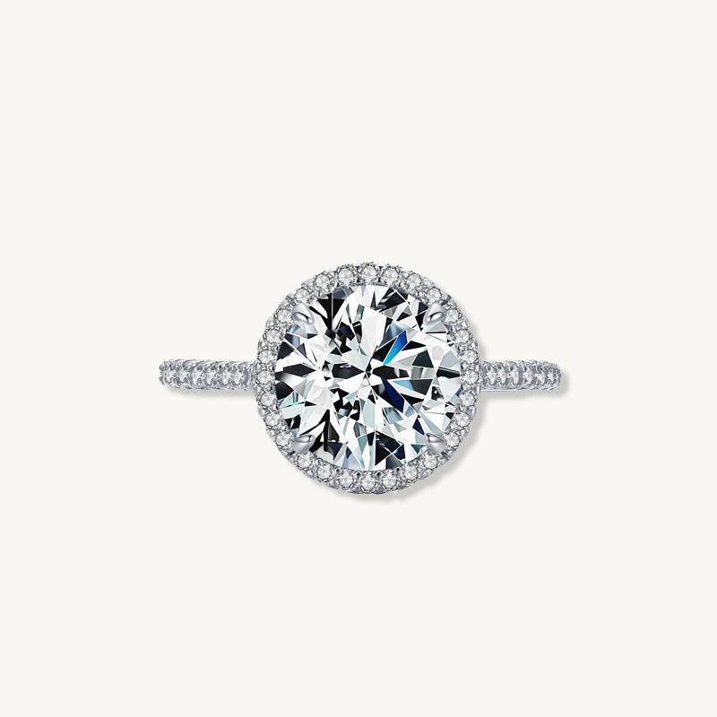 The Eliza Round Sapphire Engagement Ring