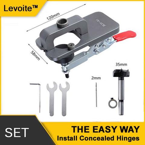 Levoite™ Concealed Hinge Boring Jig 35mm Hinge Drilling Jig