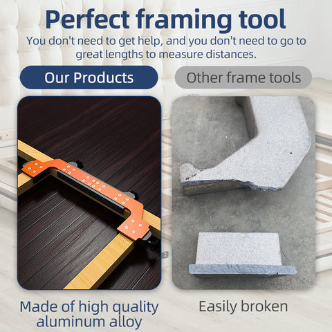 2 Pack 24 Inch Framing Tools, Framing Stud Layout Tool, 24'' On-Center  Precision Wall Stud Framing Tool, Stud Framing Spacer Tool, 100% Cast  Aluminum