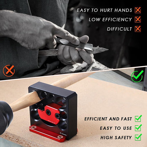 Levoite™ Dowel Making Jig 8 Holes for Making Multi Size Wood Dowels