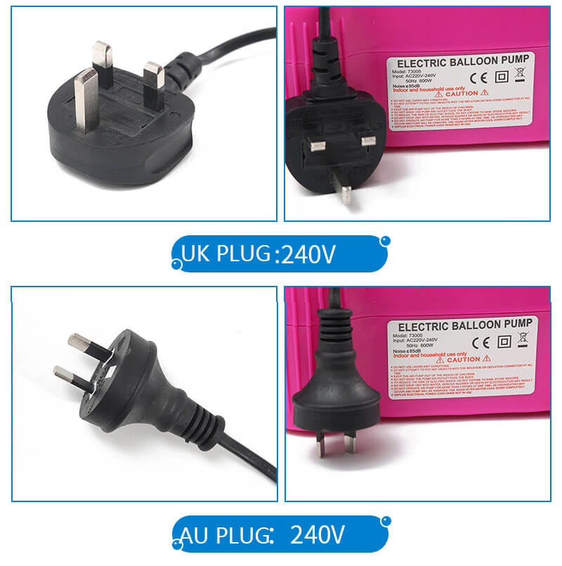 Portable Electric Balloon Pump specifications