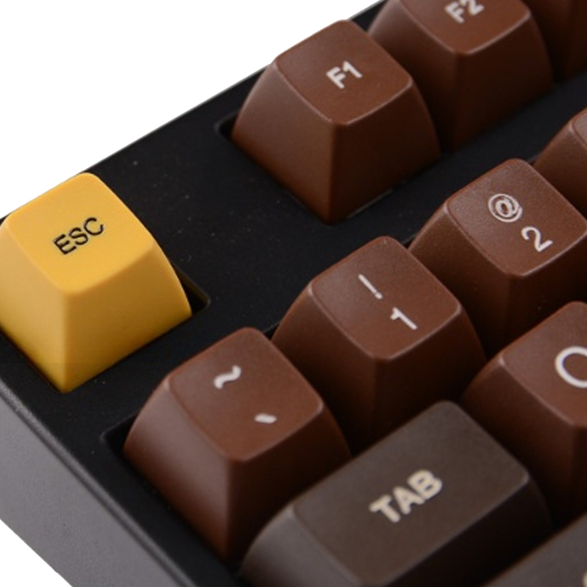 Chocolate PBT Keycaps SA Profile