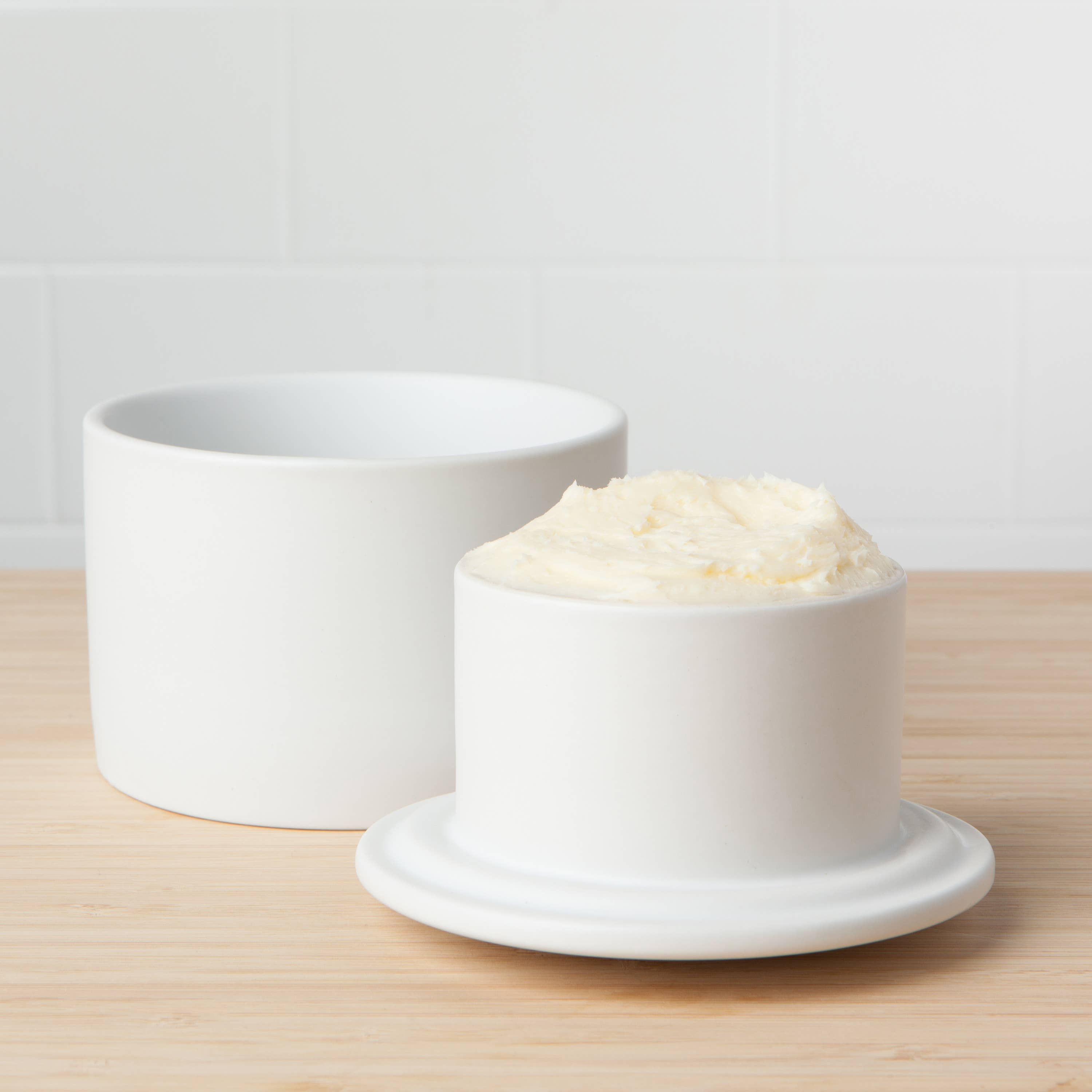 Stoneware Butter Crock