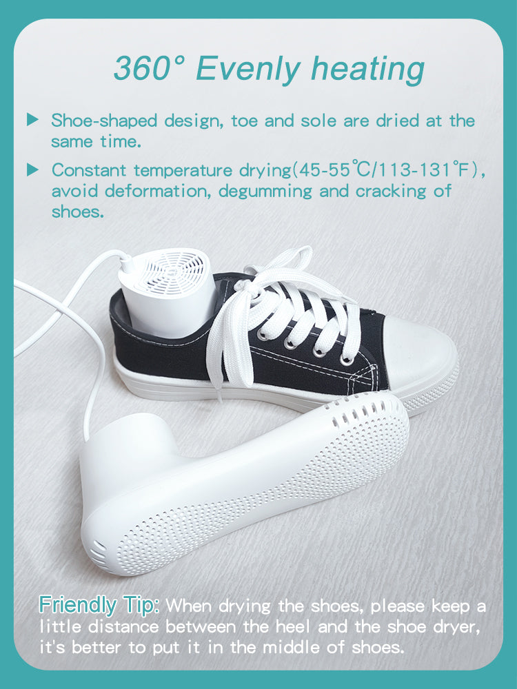 Portable Shoe Dryer Electric Shoe Dryer With Timer Boot Dryer
