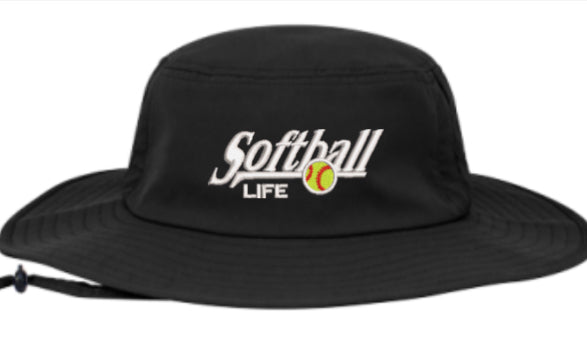 Pacific Headwear Bucket/Boonie Hat - Softball Life