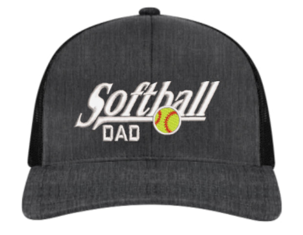 Pacific Headwear Snapback Hat: Softball Dad