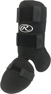 Rawlings Adult Baseball/Softball Leg Guard Black