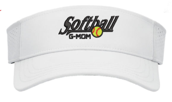 Pacific Headwear Perforated Coolcore? Visor- Softball G-Mom